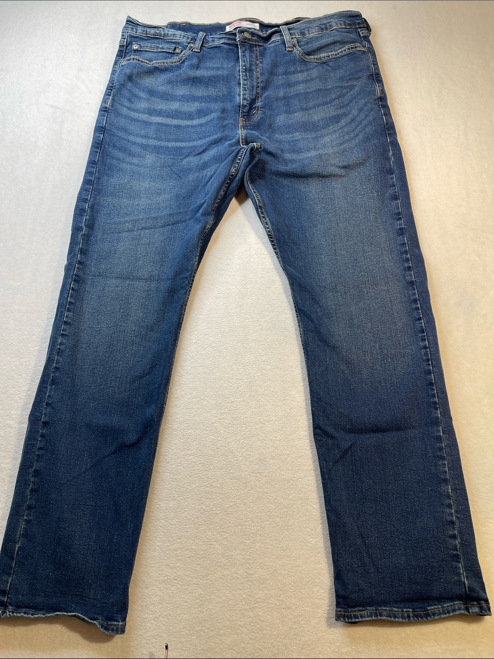 Signature by Levi Strauss Men's Straight Jeans in Blue Wash SIZE 38/32